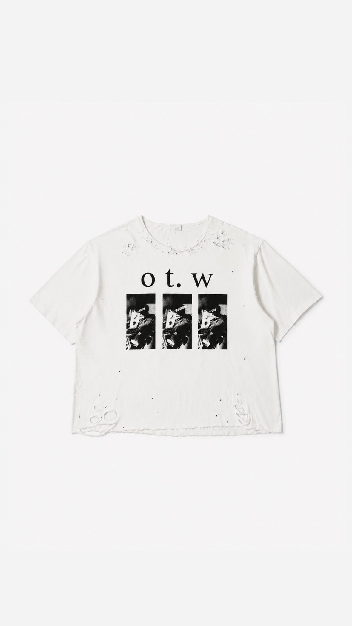 “God Saved Me” White Tee