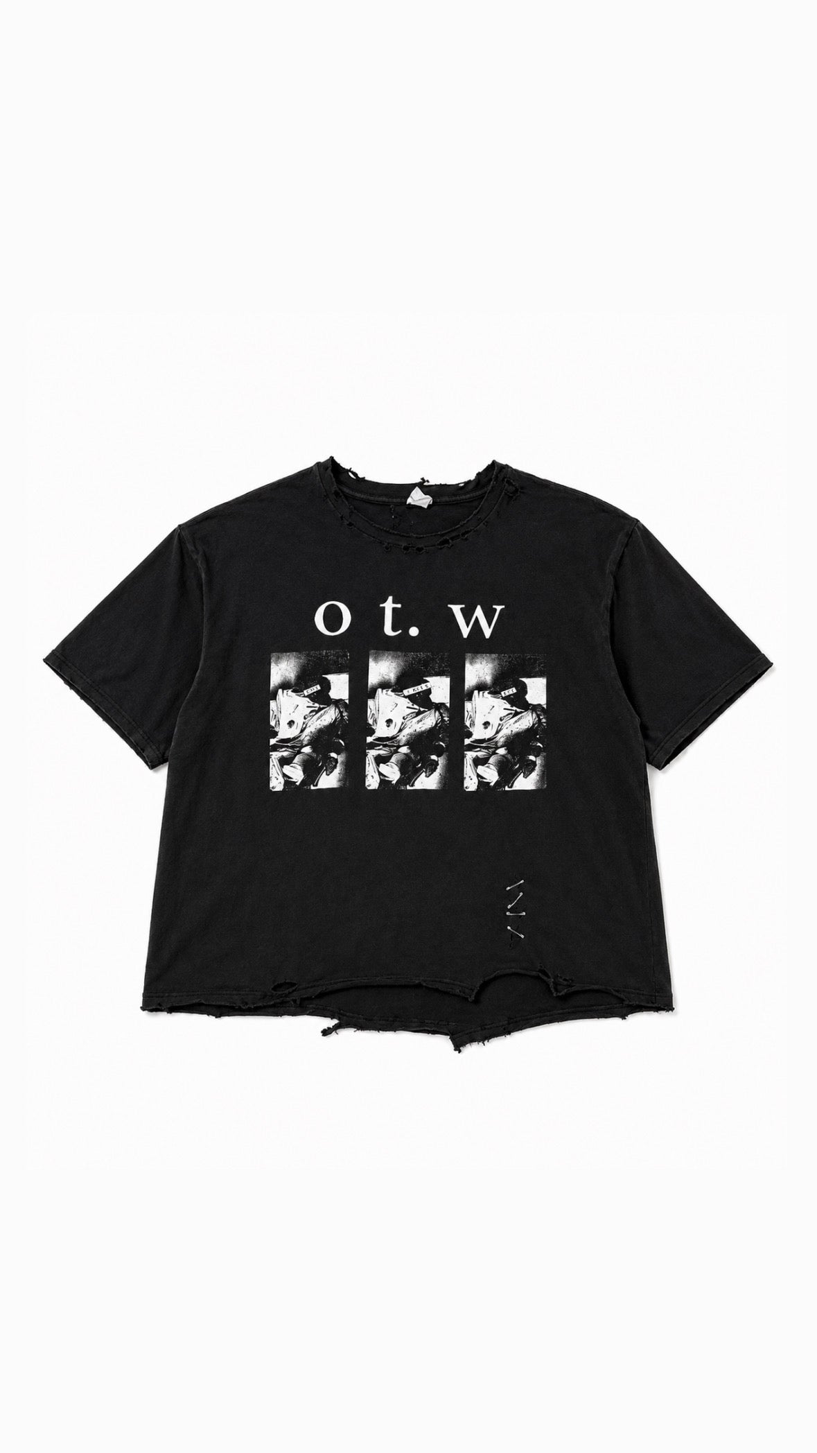 “God Saved Me” Black Tee