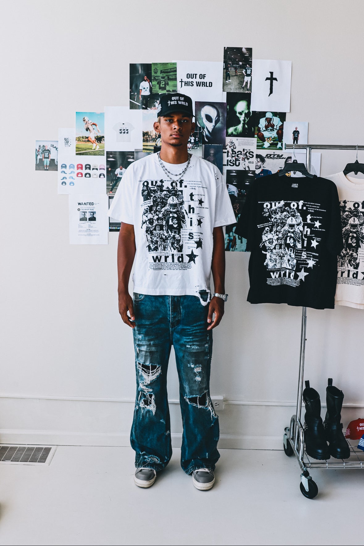OTW White Stars Tee